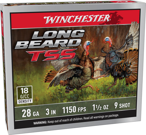Winchester Long Beard Tss 28ga - 3" 1-1/2oz #9 5rd 10bx/cs