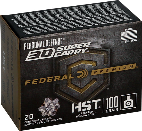 Federal 30 Super Carry 100gr - Hydra-shok Jhp 20rd 10bx/cs