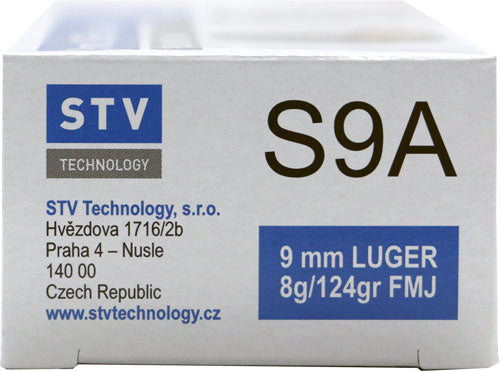 Scorpio 9mm Luger 124gr Fmj - 50rd 20bx/cs
