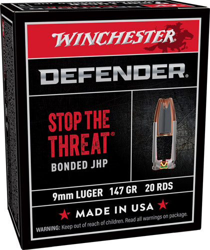 Winchester Supreme 9mm Luger - 147gr Pdx1 Def 20rd 10bx/cs