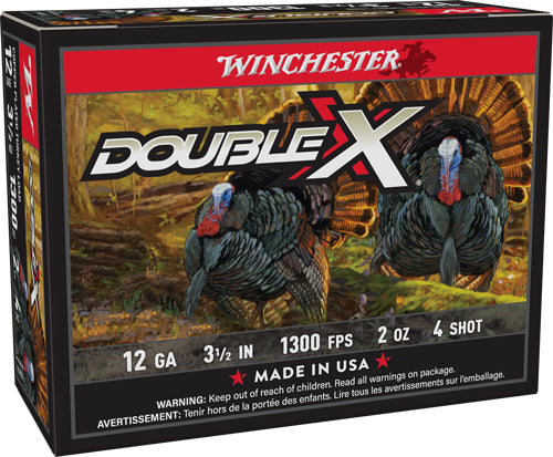 Winchester Double-x 12ga 3.5" - 2oz #4 10rd 10bx/cs