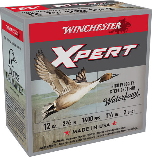 Winchester Xpert 12ga 2.75" - 1-1/8oz #2 1400fps 25rd 10bx/c