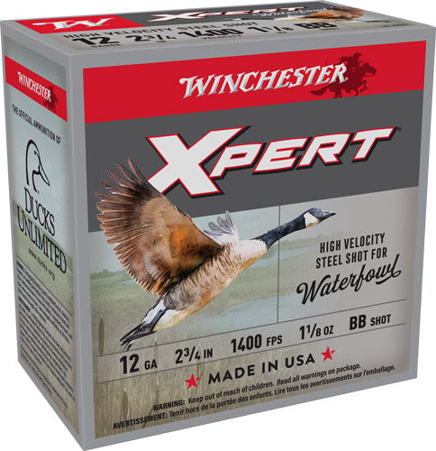 Winchester Xpert 12ga 2.75" - 1-1/8oz #bb 1400fps 25rd 10b/c