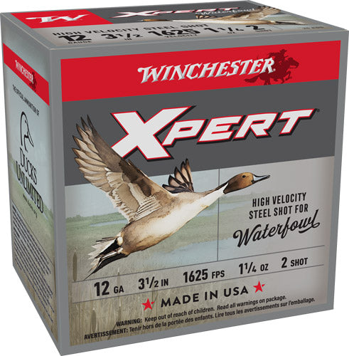 Winchester Xpert Steel 12ga - 3.5" 1-1/4oz #2 25rd 10bx/cs