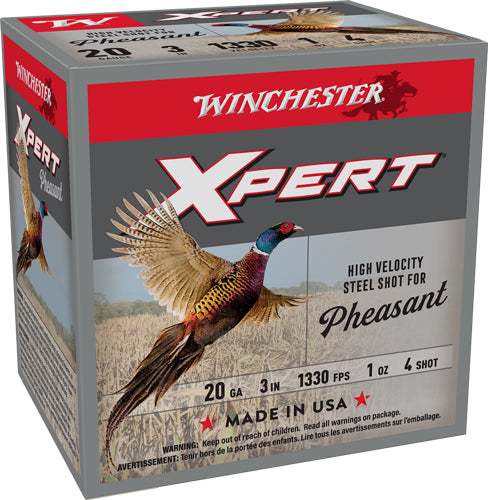 Winchester Xpert Steel 20ga - 3" 1oz #4 25rd 10bx/cs