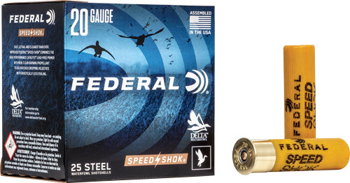 Federal Speed Shok 20ga 3" - 7/8oz #1 1550fps 25rd 10bx/cs