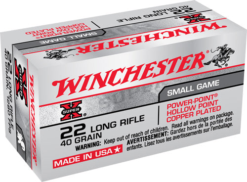 Winchester 22lr 40gr Lead-hp - 2220rd Case Lot