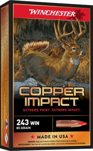 Winchester Copper Impact 243 - Win 85gr 20rd 10bx/cs