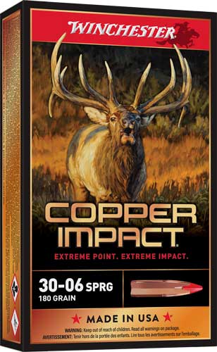 Winchester Copper Impact 30-06 - 180gr 20rd 10bx/cs