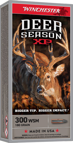 Winchester Deer Xp 300 Wsm - 180gr Extreme Pt 20rd 10bx/cs