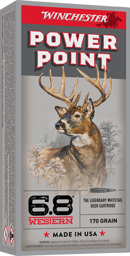 Winchester Super-x 6.8 Western - 170gr Power Point 20rd 10bx/cs