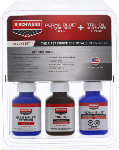 B/c Deluxe Perma Blue/tru-oil - Complete Finishing Kit