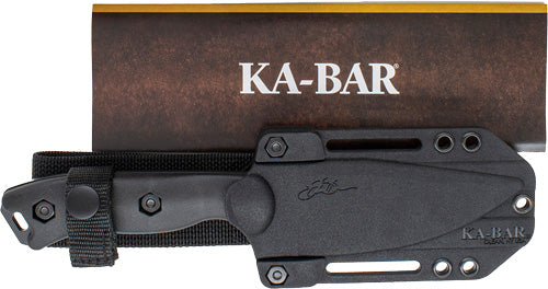 Ka-bar Becker Black Harpoon - 4.5" Fixed W/ Celcon Sheath