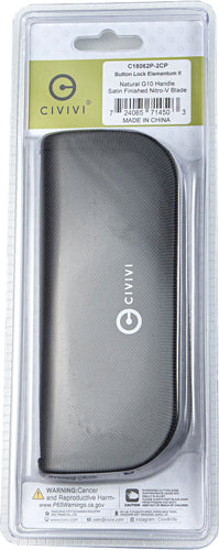 Civivi Knife Elementum Ii 2.96 - " Natural G10/satin Clam Pack