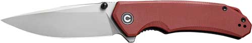 Civivi Knife Brazen 3.46" - Burgundy G10/stonewashed<