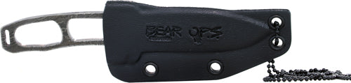 Bear Ops Combat Neck Knife - 2.78" Damascus W/kydex Sheath!