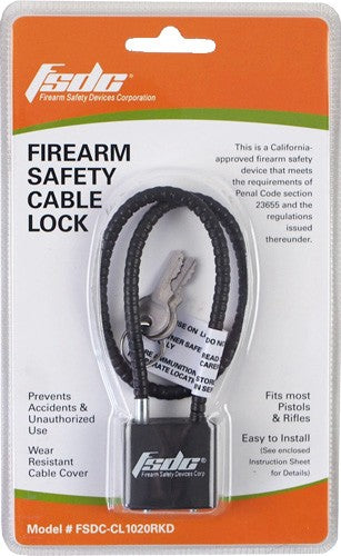 Regal Cable Lock 15" Coated - 1-pk W/2 Keys Ca Doj Approved