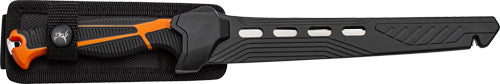 Mc Elk Ridge Trek 7" Fillet - Knife With Sheath Blk/org/ss