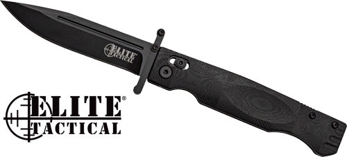Mc Elite Tactical Guardsman - 3.75" Clip Pnt Fldr Blk/blk
