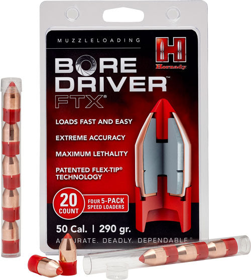 Hornady 50cal Bore Driver - 3499 290gr Ftx 20ct 10bx/cs