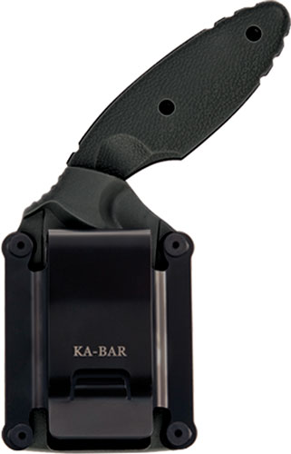 Ka-bar Tdi Knife 2.31" - Serrated W/sheath Black