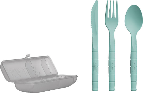 Ka-bar Lunch Pal W/spoon/fork/ - Knife With Lightweight Case