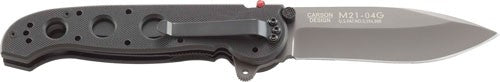 Crkt M21-04g 3.875" Deep - Bellied Black Spear Point