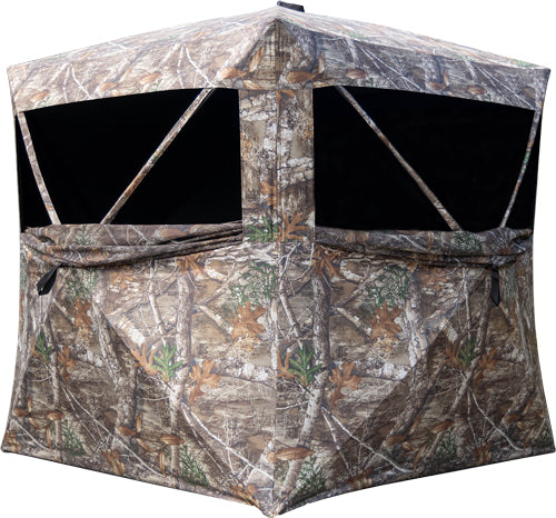Rhino Ground Blind Rb140 3-man - 58"x58" Floor 150d Rt Edge