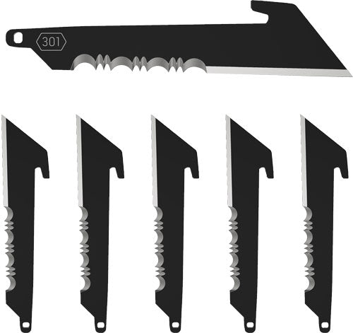 Outdoor Edge 3" Utility W/ - Serrations Rep Blades 6-blades