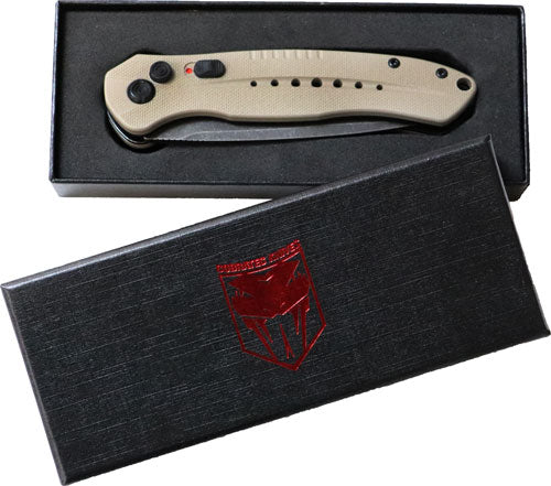 Cobratec Diablo Side Button - Auto 3" D2 Fde/stnwsh Blk Bld