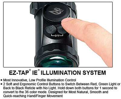 Utg Scope 6-24x50 1" Ao - 36 Color Illuminated Mil-dot