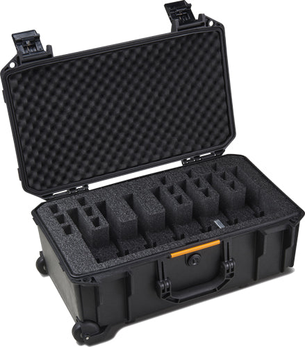 Pelican Vault V527 Large- - 7 Pistol Cse Pre Cut Foam Blk