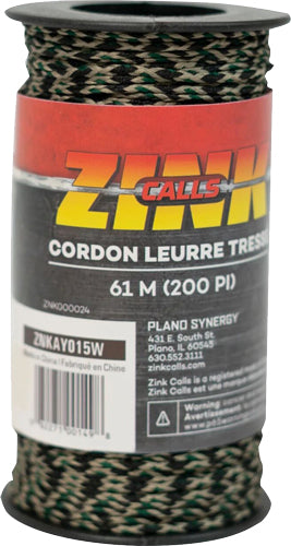 Zink Decoy Braided Cord 200ft -