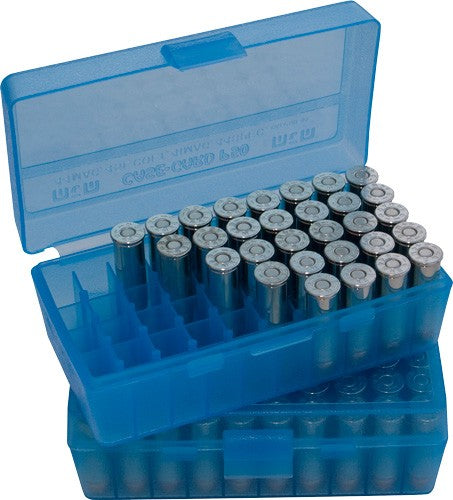 MTM DELUXE AMMO BOX 50-ROUNDS