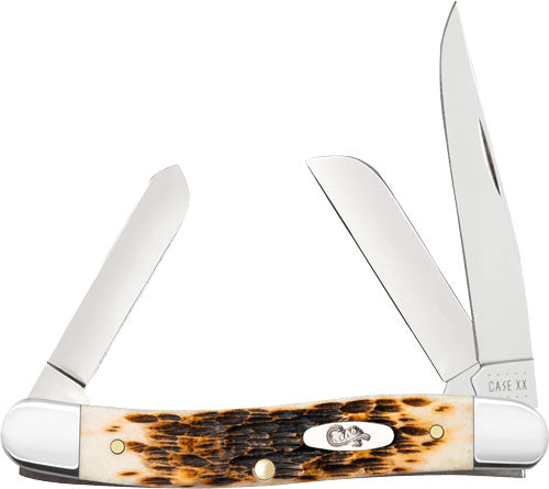 CASE KNIVES AMBER BONE PEACH