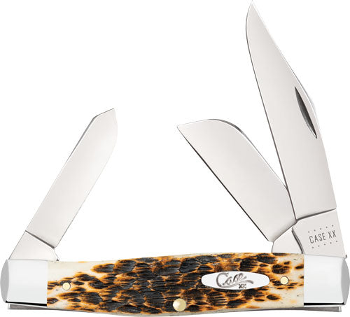CASE KNIVES AMBER BONE PEACH
