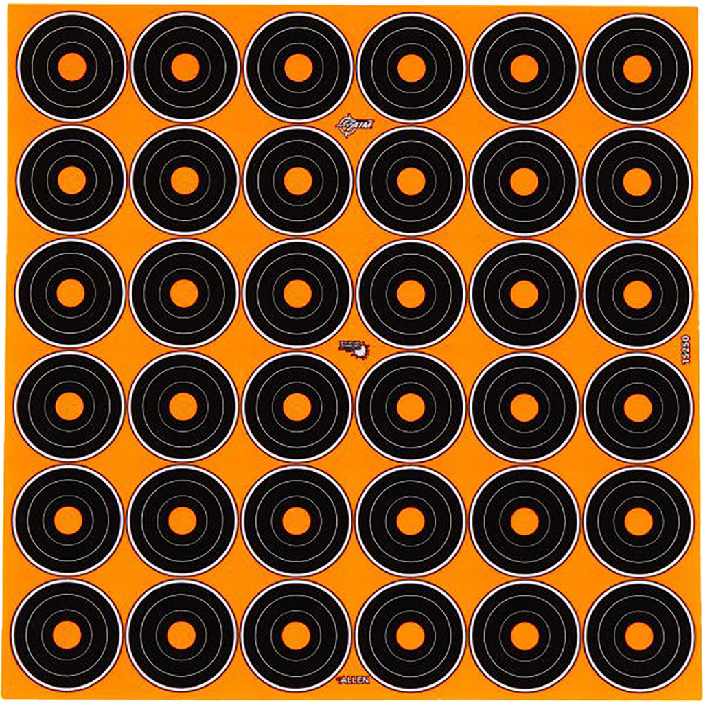 EzAim Splash 1 in. Bullseye Adhesive Targets 6x6 in. 12 pk.