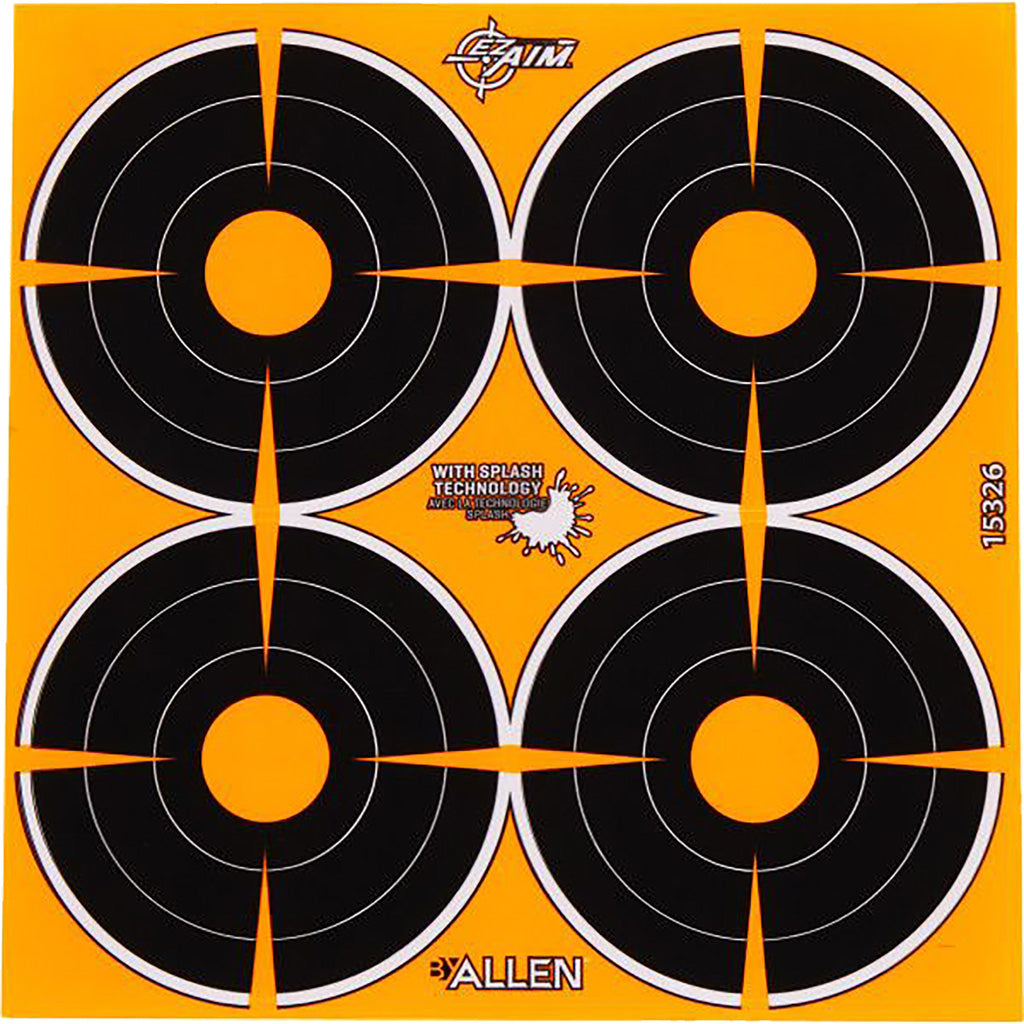 EzAim Splash Bullseye Adhesive Targets 3 in. 12 pk.