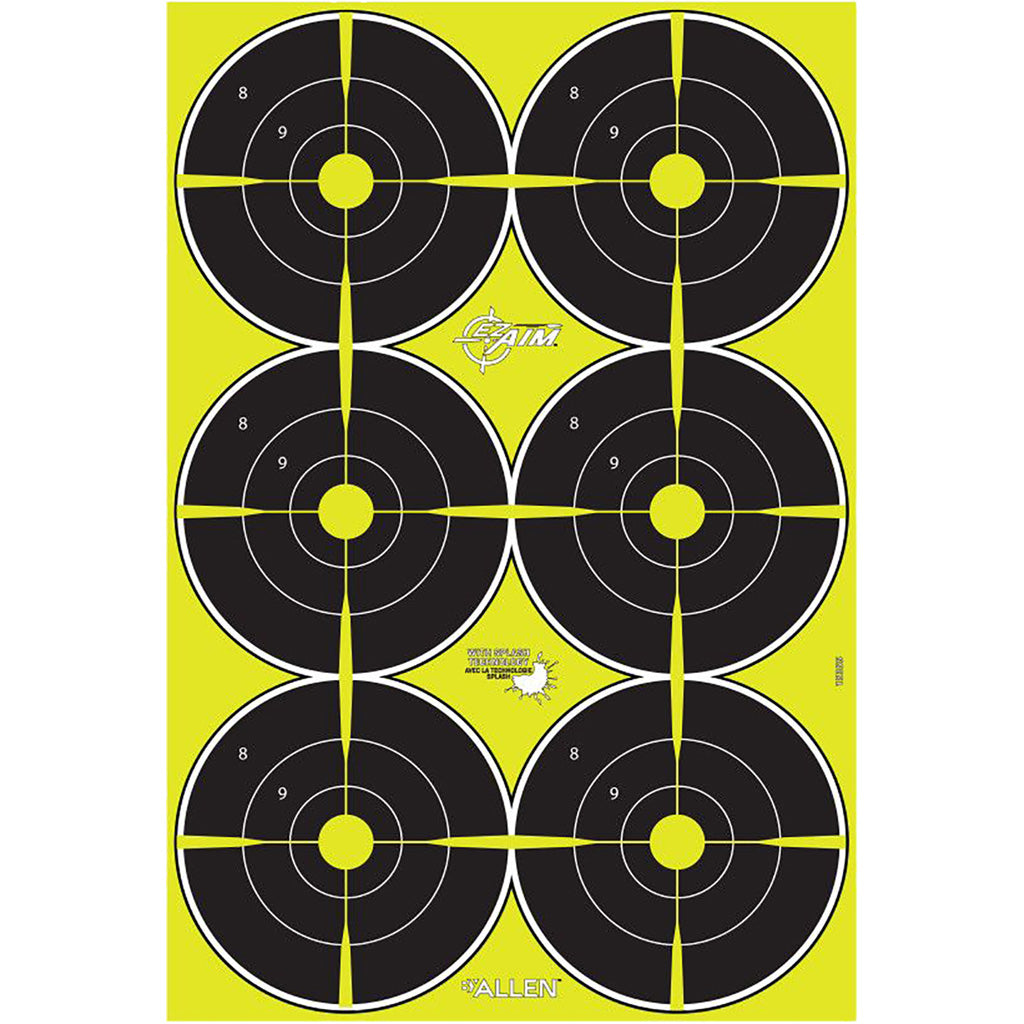 EzAim Splash Bullseye Targets 6 in. 8 pk.