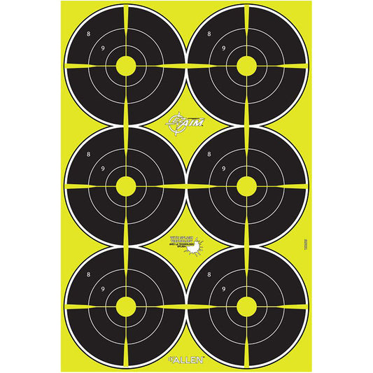 EzAim Splash Bullseye Targets 6 in. 8 pk.