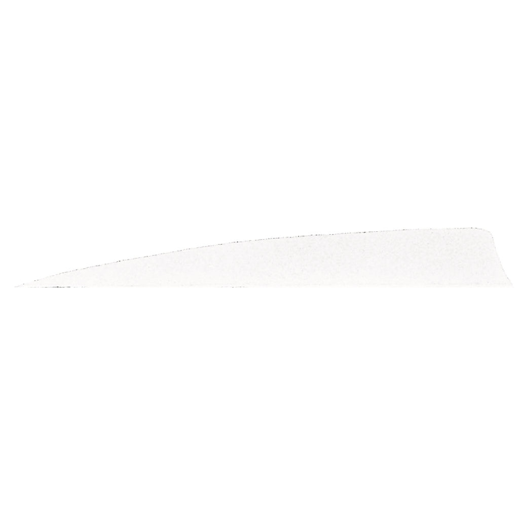 Gateway Shield Cut Feathers White 5 in. LW 50 pk.