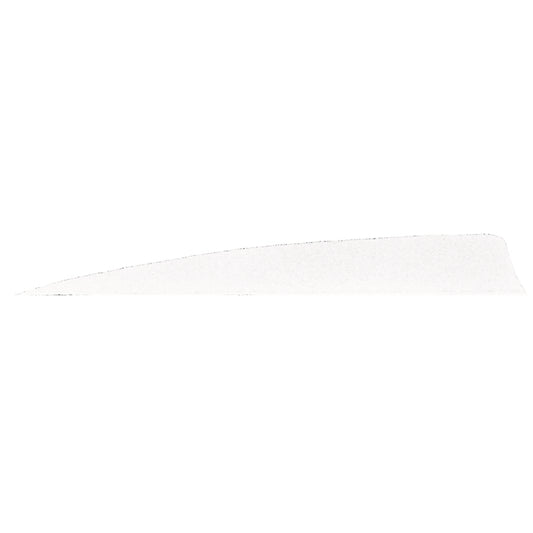 Gateway Shield Cut Feathers White 5 in. RW 50 pk.
