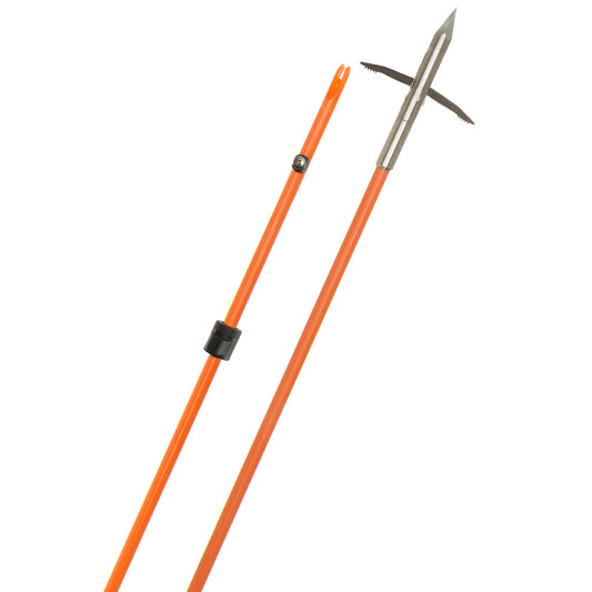 Fin Finder Raider Pro Bowfishing Arrow Orange with The Kraken Point