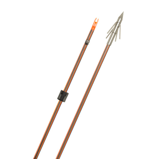 Fin Finder Hydro Carbon IL Bowfishing Arrow with Big Head Xtreme Point