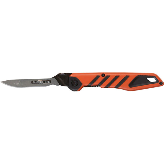 Gamekeeper Switch-Back Knife Orange and Black