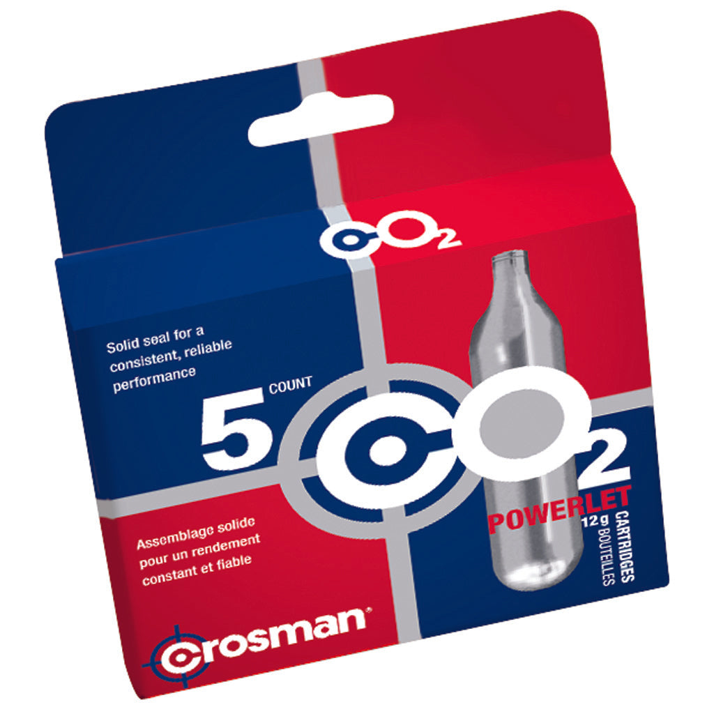 Crosman CO2 Powerlet Cartridge 5 pk.