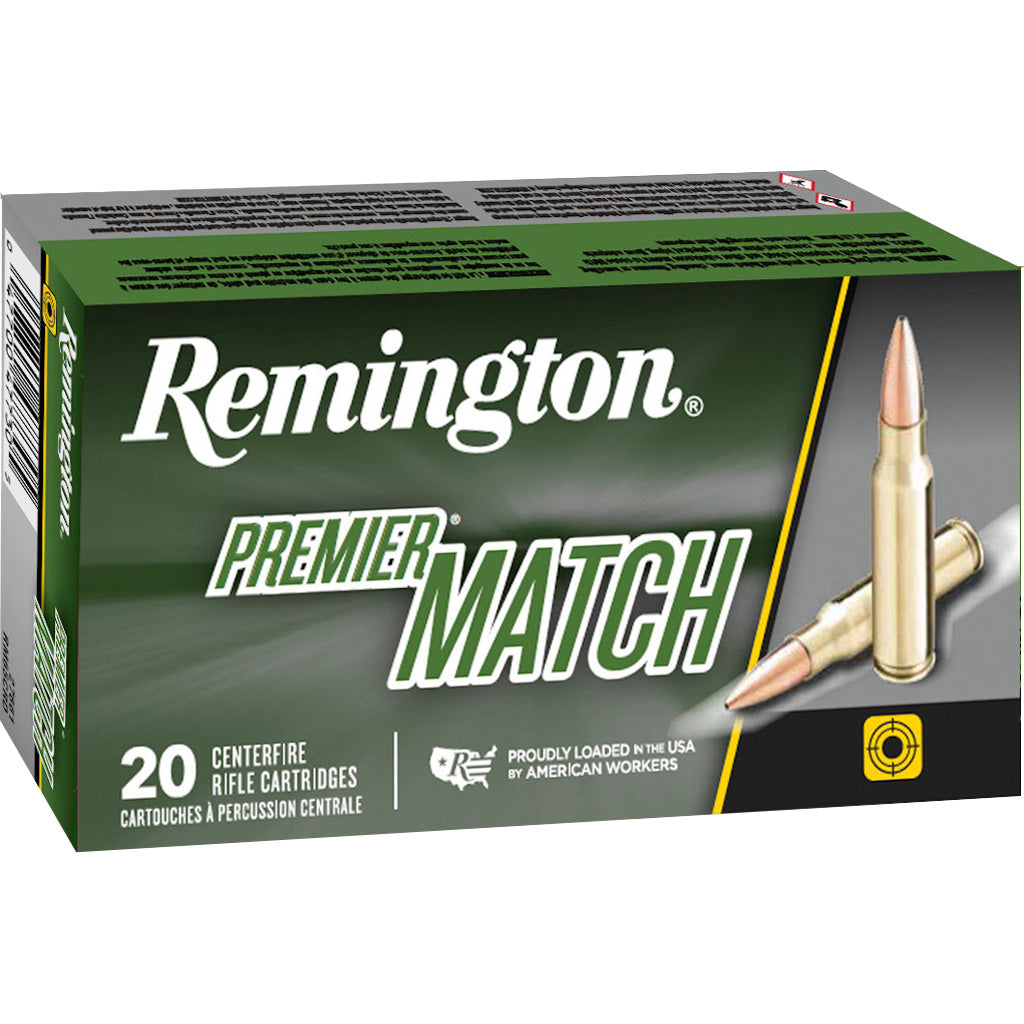 Remington Premier Match Centerfire Rifle Ammo 223 Rem. 77 gr. MatchKing BTHP 20 rd.