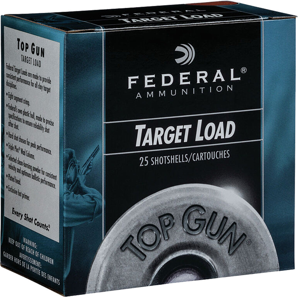 Federal Top Gun Shotgun Ammo 12 ga. 2.75 in. 3 Dr. 1 1/8 oz. 7.5 Shot 100 rd.
