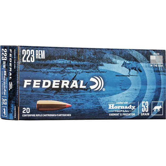 FEDERAL 223 REM 53GR V-MAX