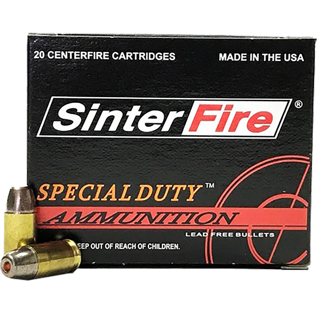 Sinterfire Special Duty Pistol Ammo 10mm 125 gr. HP 20 rd.